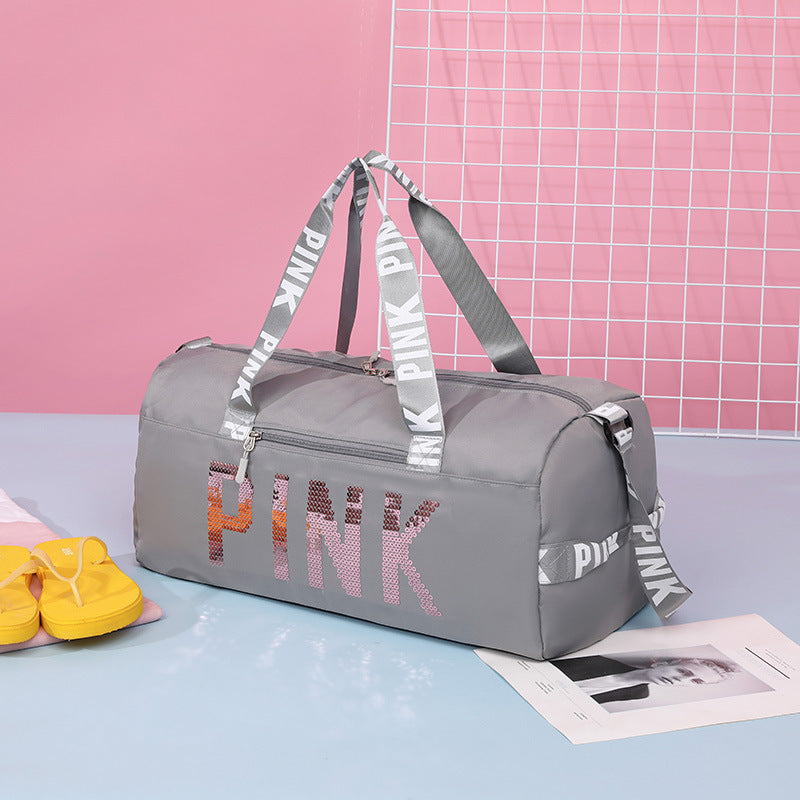 Shiny Sequin Women Travel Bag