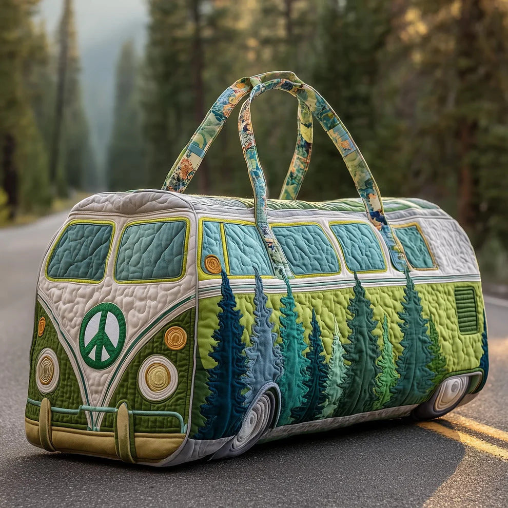 💞LAST DAY 50% OFF ✨ Hippie Journey Quilted Duffle Bag