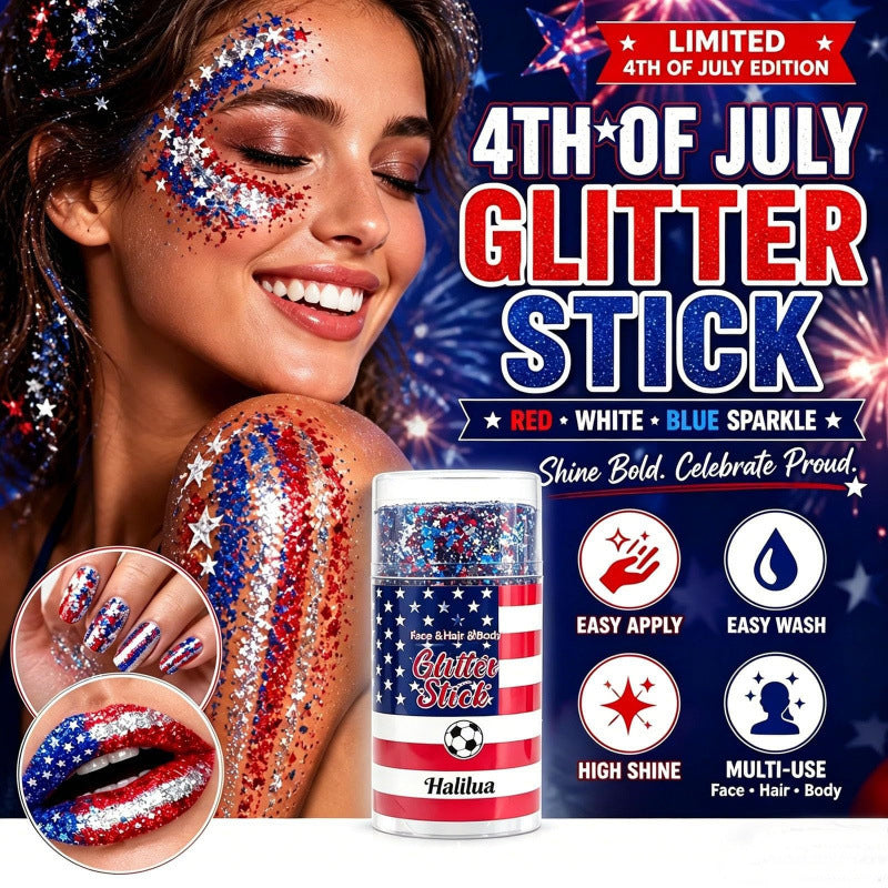 4th of July Glitter Stick 2 Pack