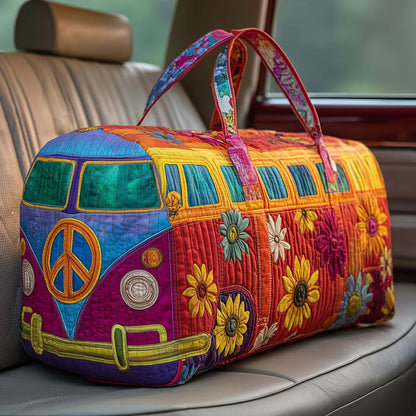 💞LAST DAY 50% OFF ✨ Hippie Journey Quilted Duffle Bag