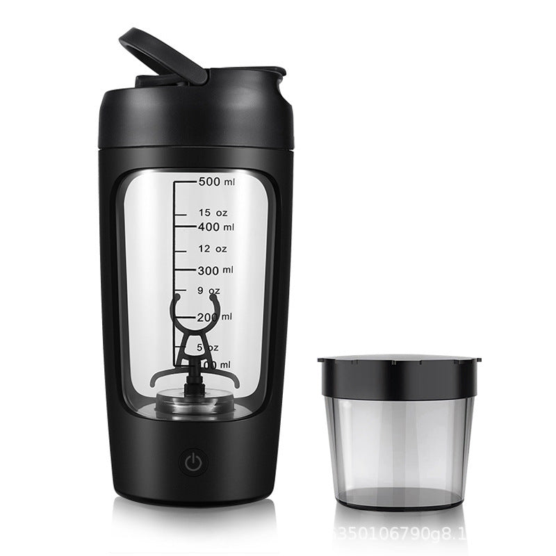 600ml Electric Protein Shaker with Powder Storage