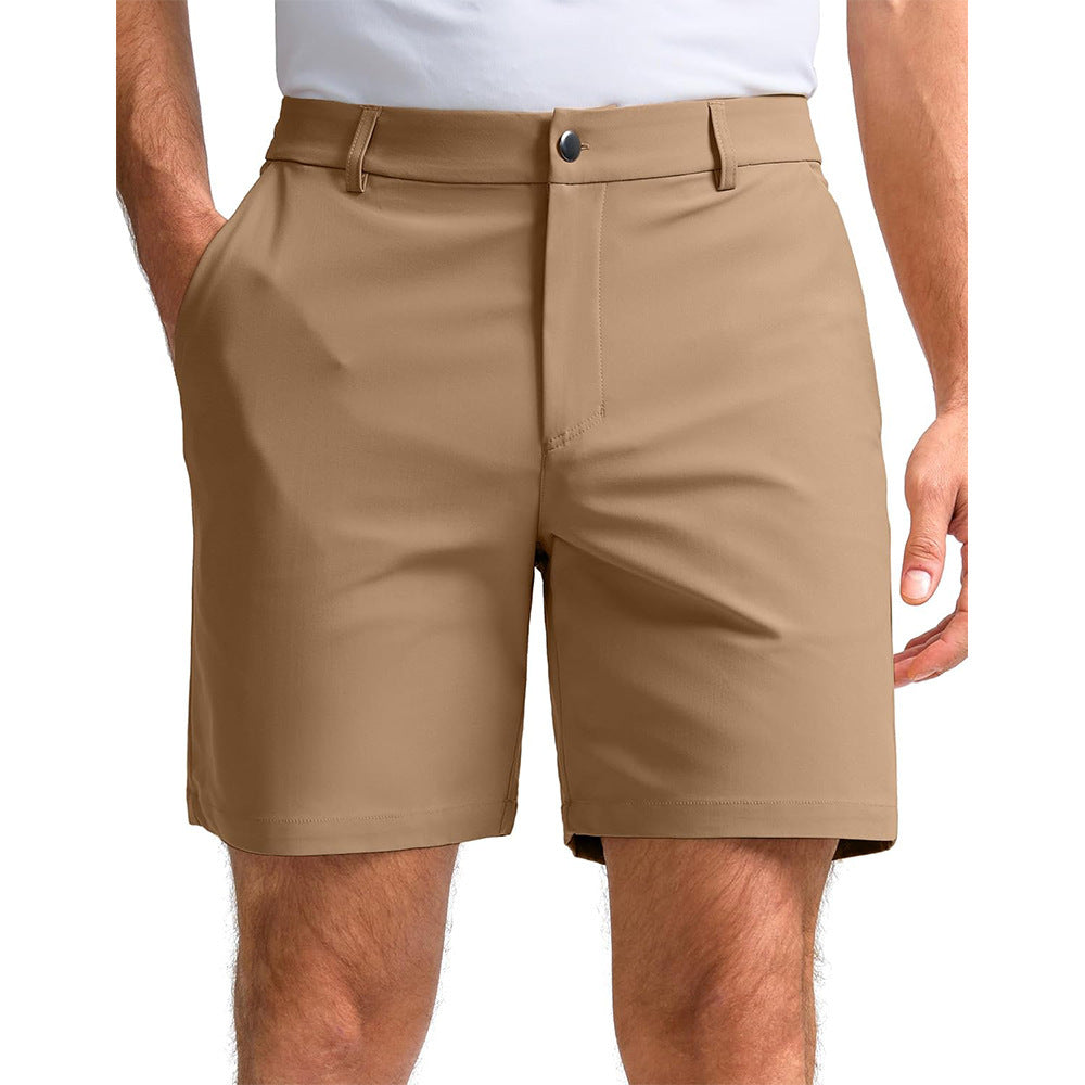 Men's Multi-pocket Suit Shorts