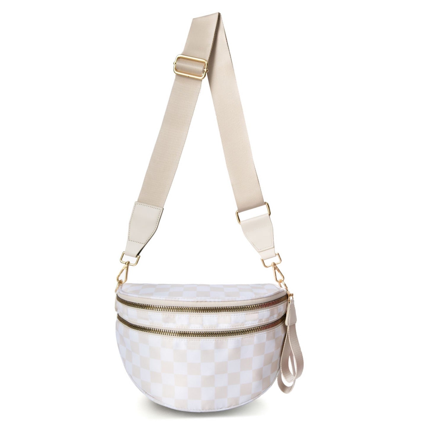 Checkered Crossbody Bum Bags for Women