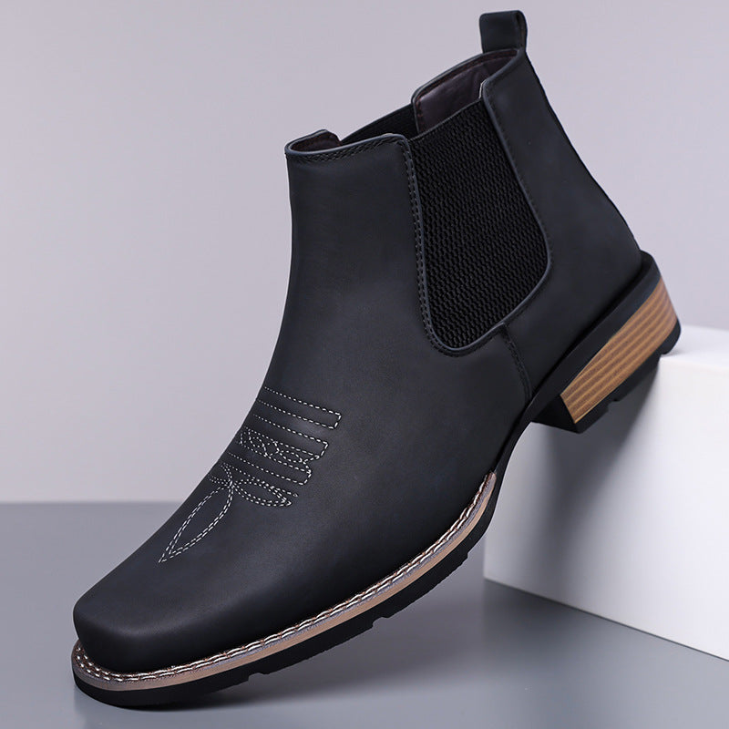 Men’s Printed Platform Chelsea Boots