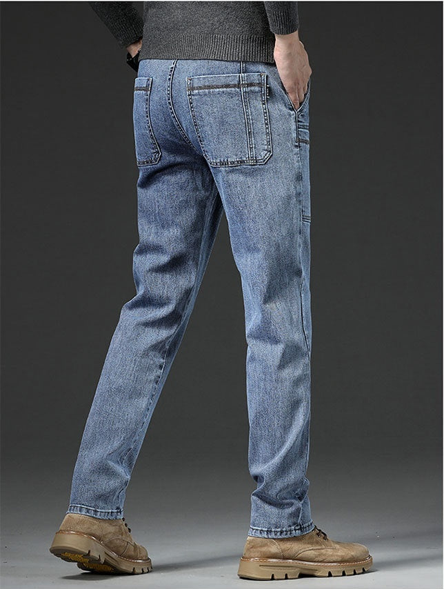 Comfortable Multi-Pocket High Durable Cargo Jeans