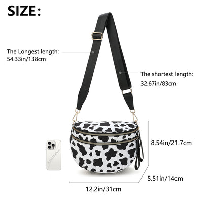 Checkered Crossbody Bum Bags for Women