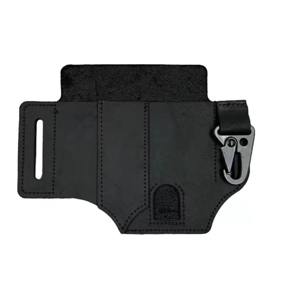 Leather Belt Multitool Pouch Mens Daily Carry Waist Pack