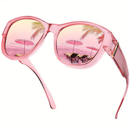 ☀️Big Sunglasses to Wear Over Glasses for Women
