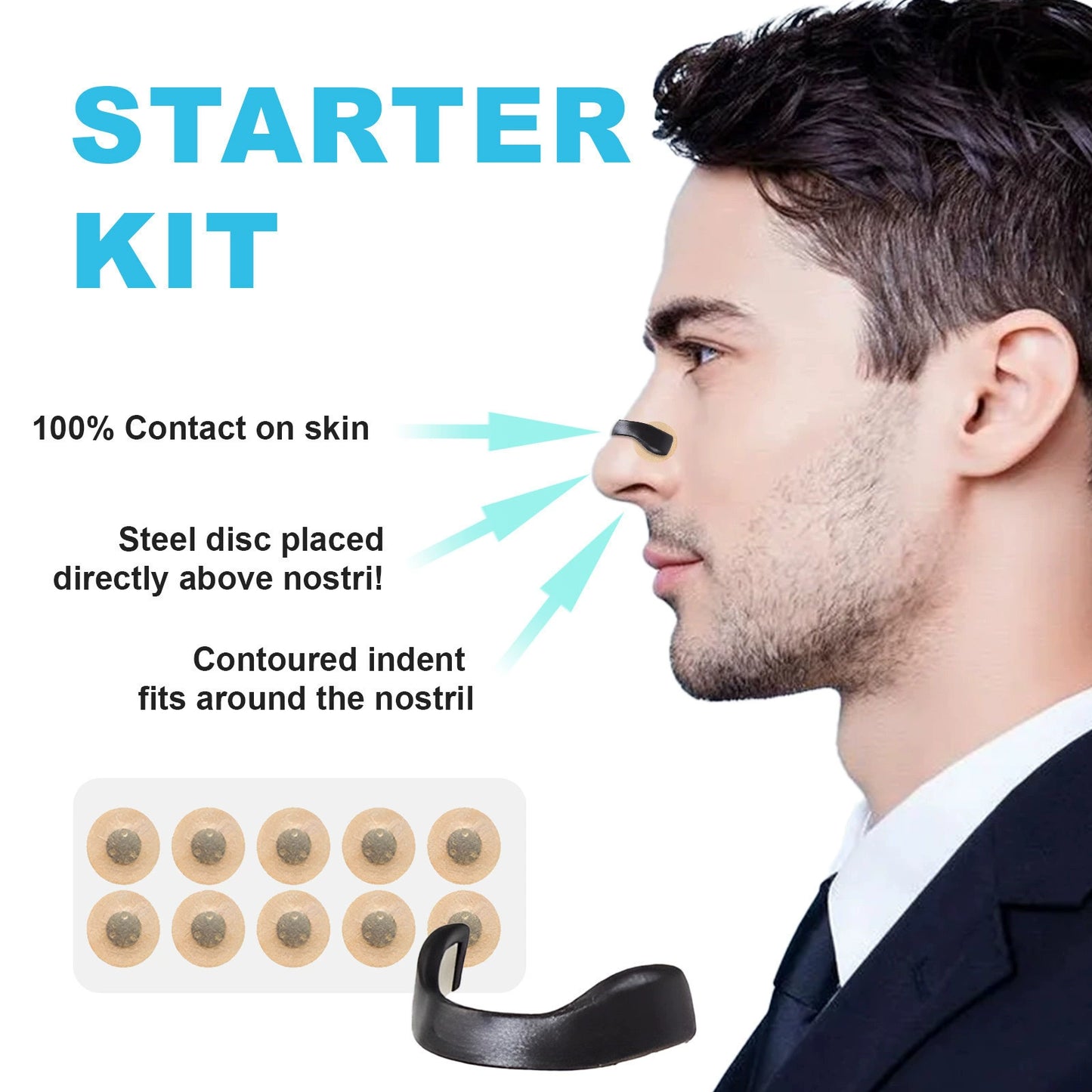 Chiccorsa - The Next-Generation Magnetic Nasal Strip-30 Tabs