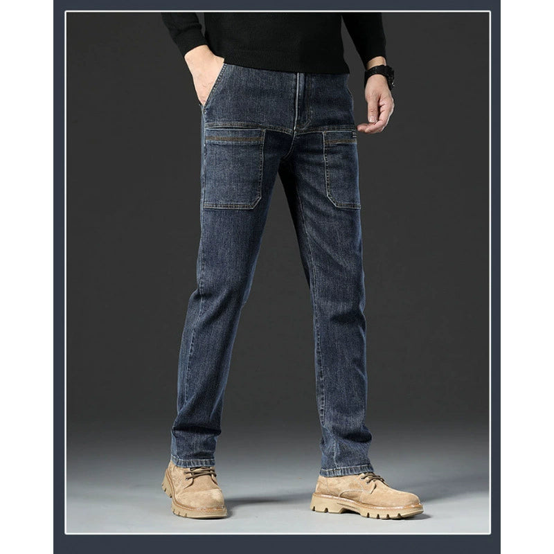 Comfortable Multi-Pocket High Durable Cargo Jeans