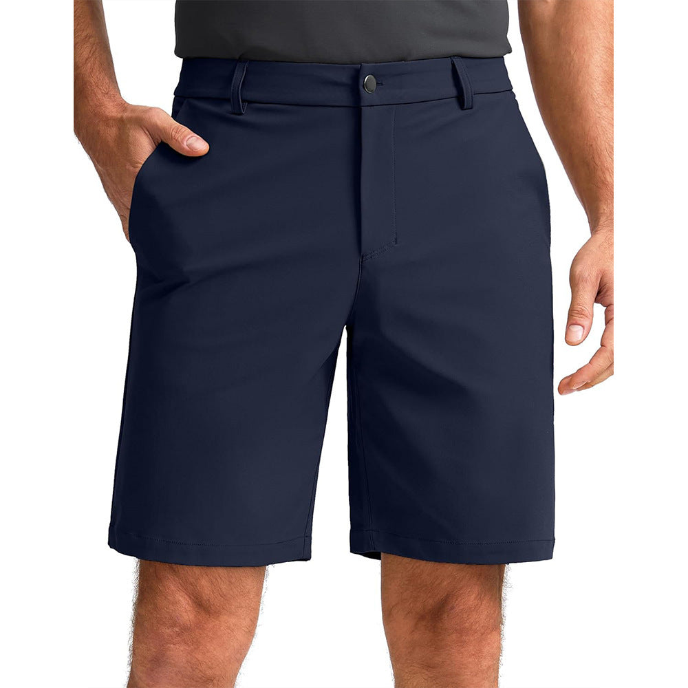 Men's Multi-pocket Suit Shorts