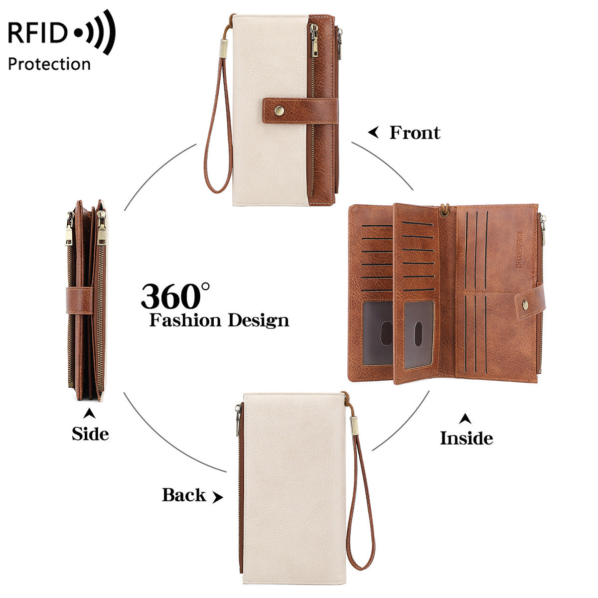 Tri-fold Long Women's Wallet