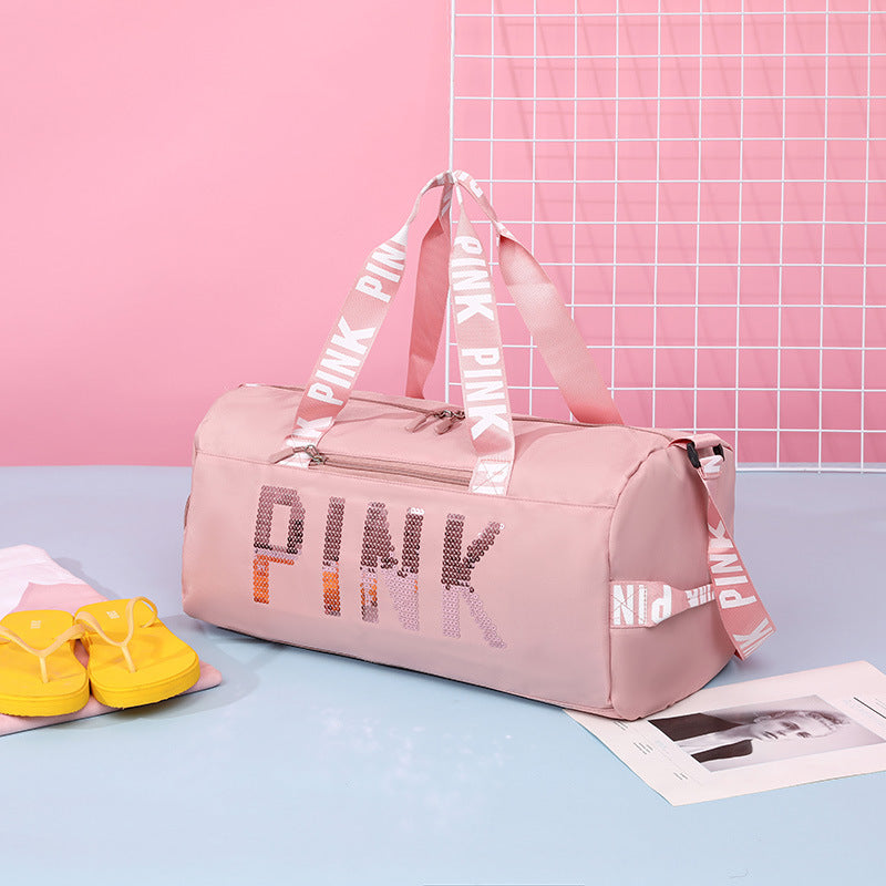 Shiny Sequin Women Travel Bag