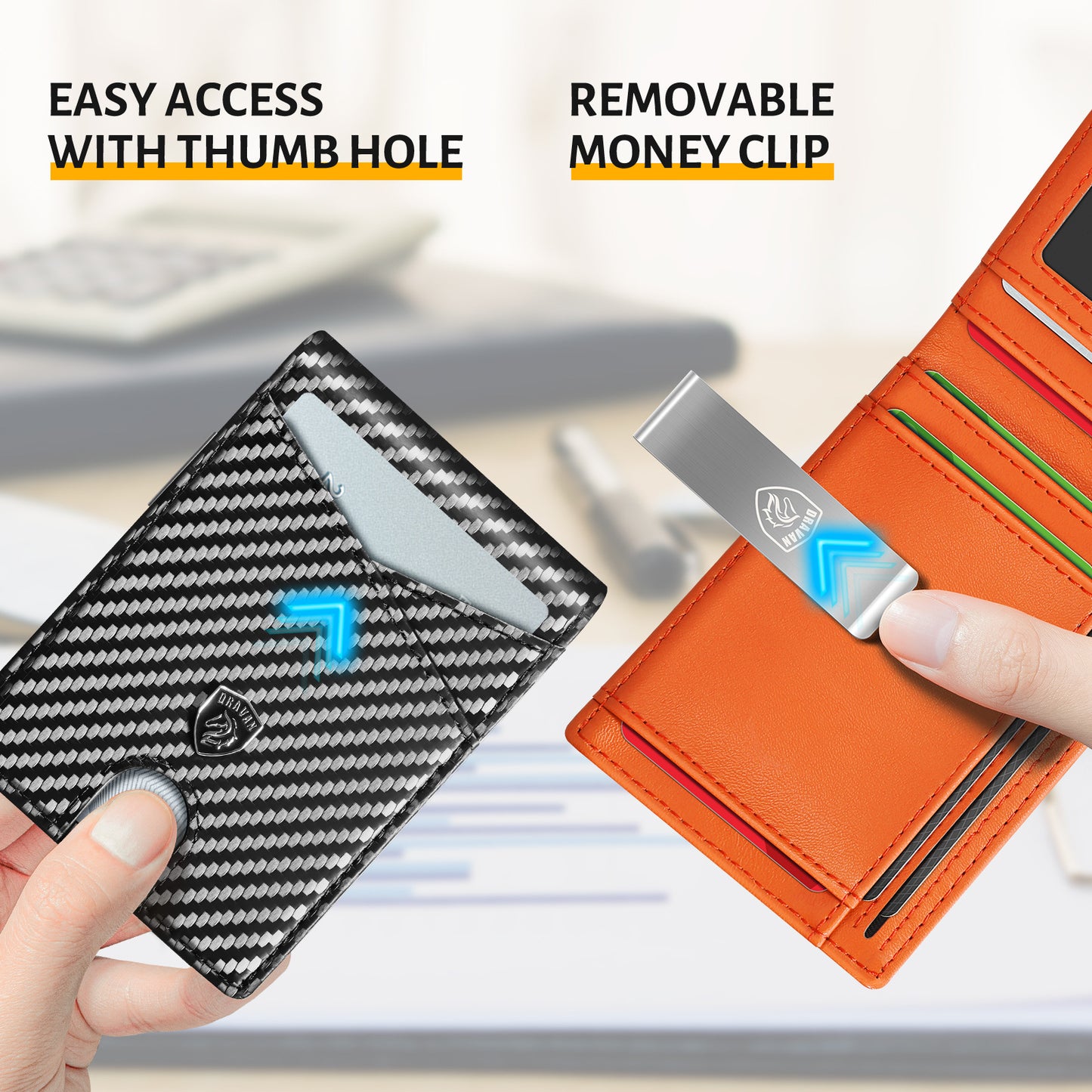 Ultra Slim Carbon Fiber Wallet
