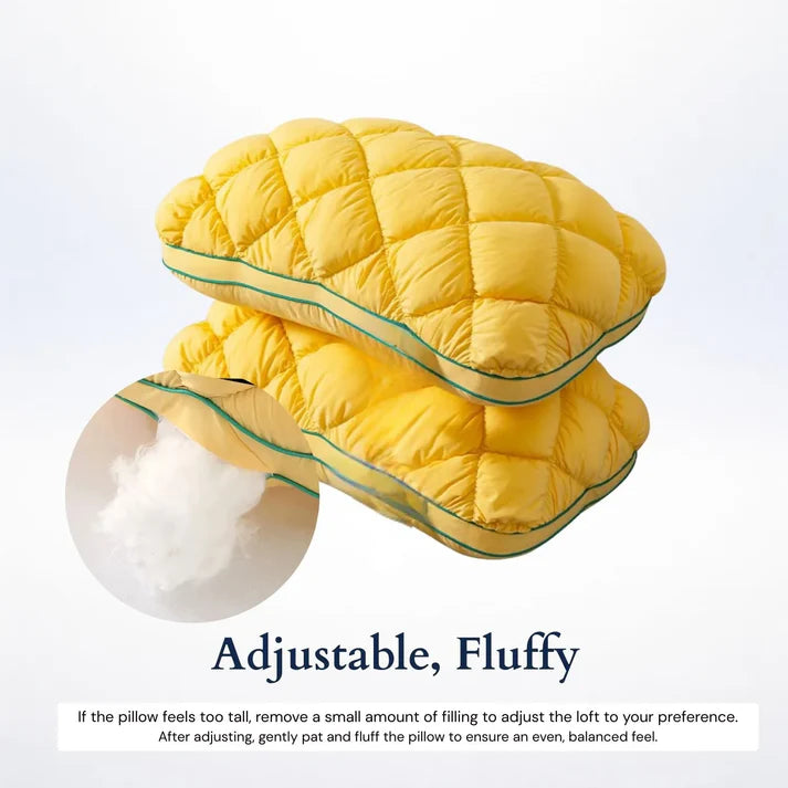 🍍 Pineapple Cloud-Like Pillow 🛌