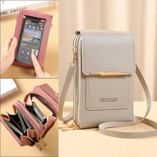 📱Simple And Elegant Touch Screen Crossbody Wallet