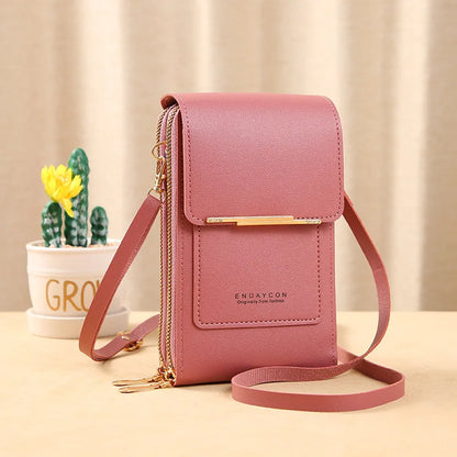 📱Simple And Elegant Touch Screen Crossbody Wallet