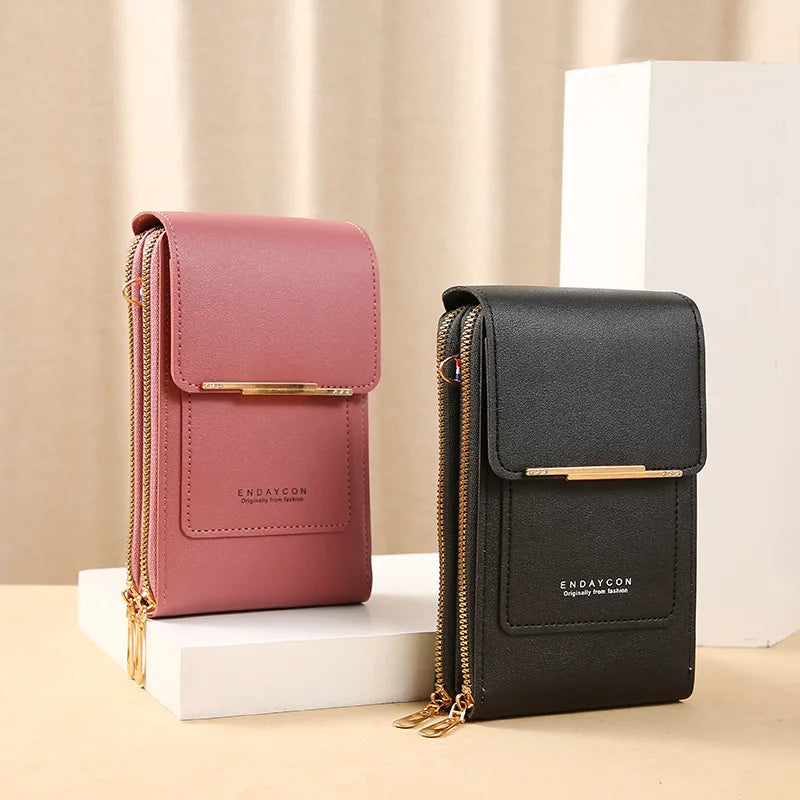 📱Simple And Elegant Touch Screen Crossbody Wallet