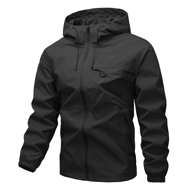 Men’s Waterproof Packable Hooded Shell Jacket