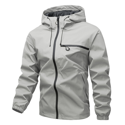 Men’s Waterproof Packable Hooded Shell Jacket