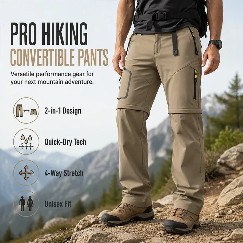 Men's Quick-Dry Convertible Hiking Pants - image 2