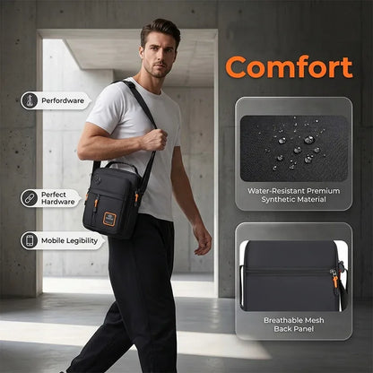Men's Compact Vertical Crossbody Bag - image 2