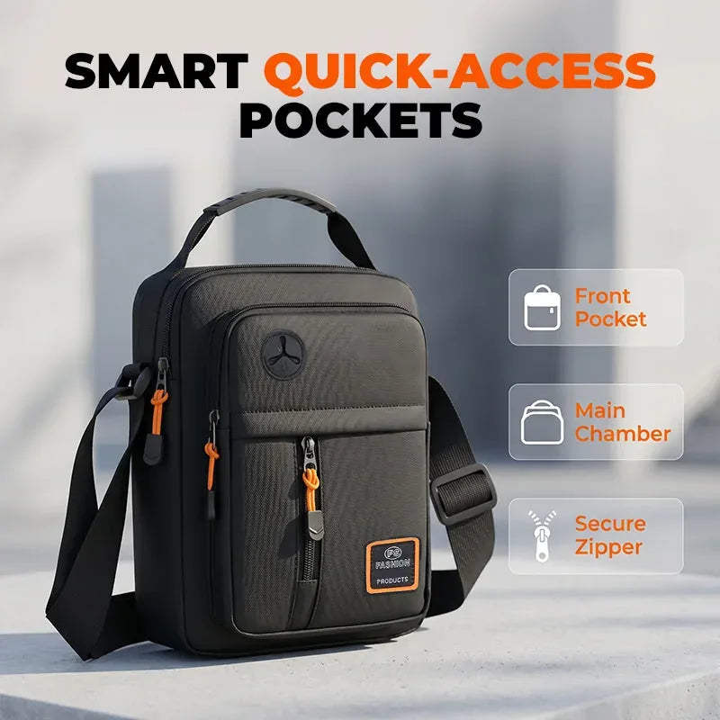 Men's Compact Vertical Crossbody Bag - image 3