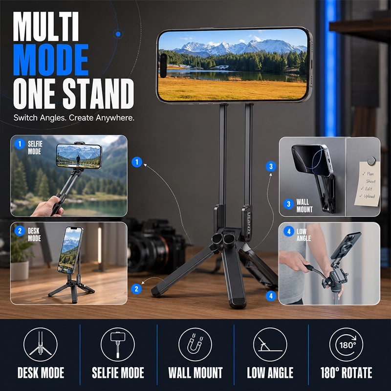 Magnetic Carabiner Phone Tripod and Stand