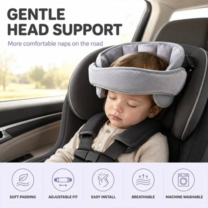 Adjustable Child Car Sleep Head Support Pillow