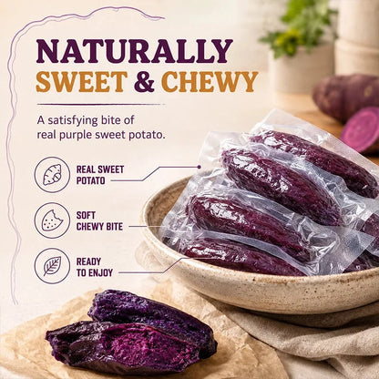 Soft Chewy Purple Sweet Potato Snacks – 500 g