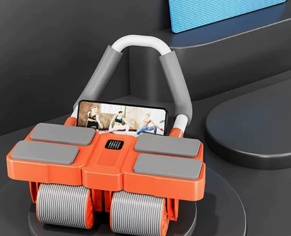 4-Wheel Automatic Rebound Ab Roller