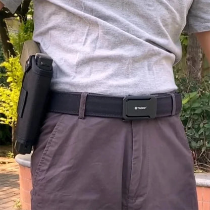 Quick-Adjust Tactical Ratchet Belt