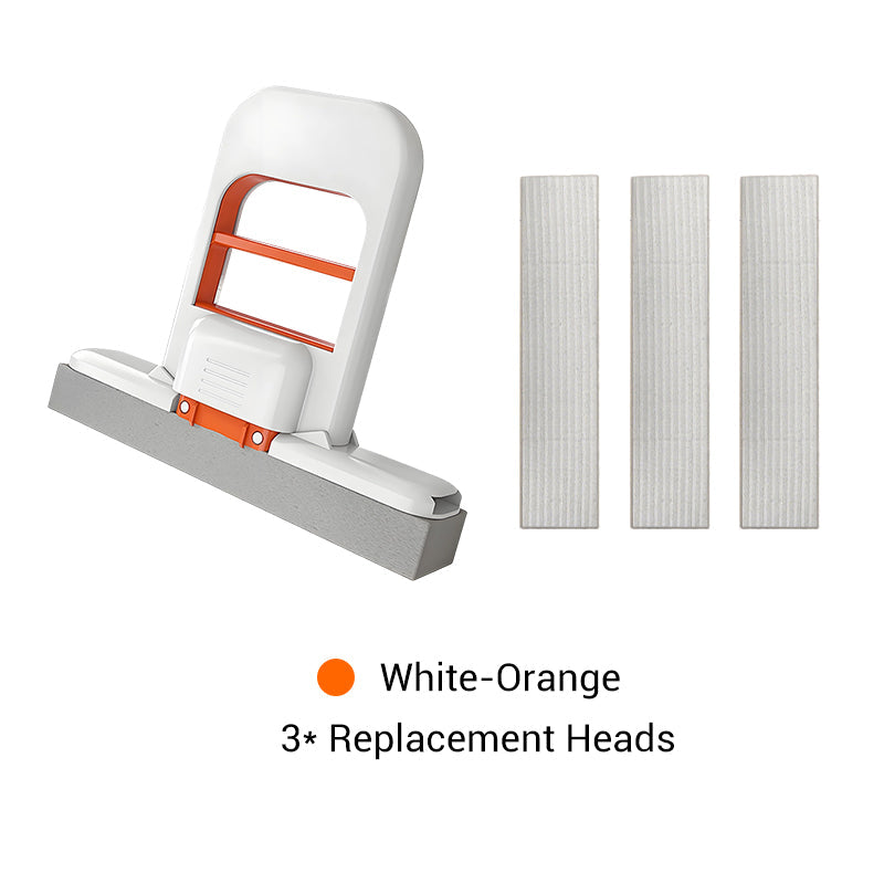 Mini Mop Self-Wringing & Portable – Includes 3 Replacement Sponges