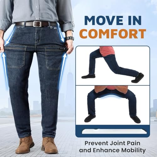 Comfortable Multi-Pocket High Durable Cargo Jeans