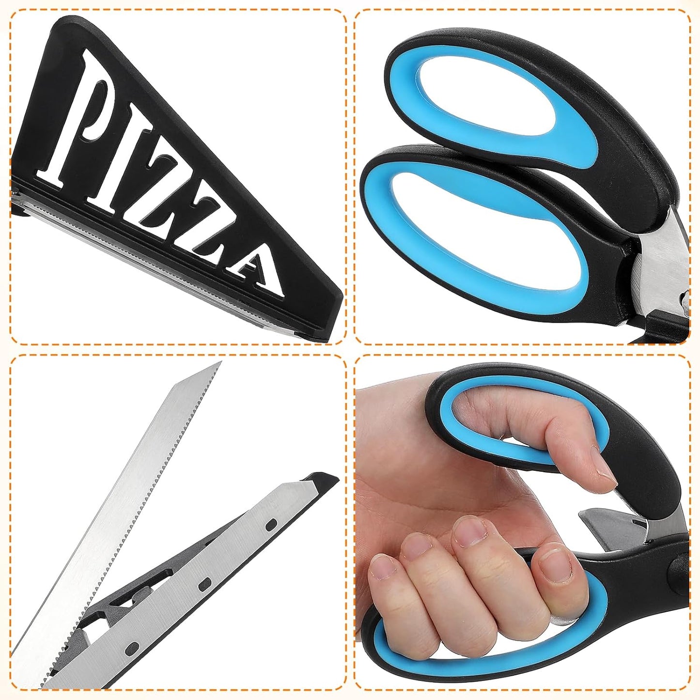 Hot Sale 49% OFF| 3-in-1 Stainless Steel Pizza Scissors