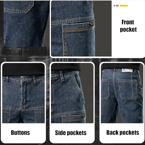 Comfortable Multi-Pocket High Durable Cargo Jeans