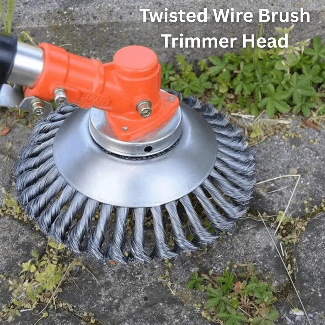 chiccorsa – 360° Carbon Steel Wire Brush Cutter Head 6"
