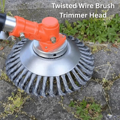chiccorsa – 360° Carbon Steel Wire Brush Cutter Head 6"