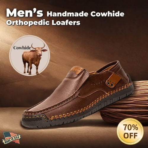 🔥 Men's   Genuine Leather Slip-On Loafers