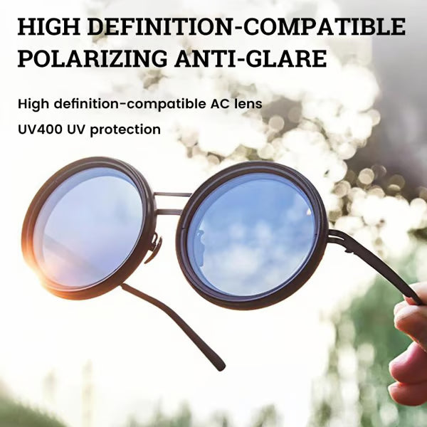 Retro Round Steampunk Polarized Sunglasses – BY-8131 Vintage Metal Frame UV400 Shades for Men & Women