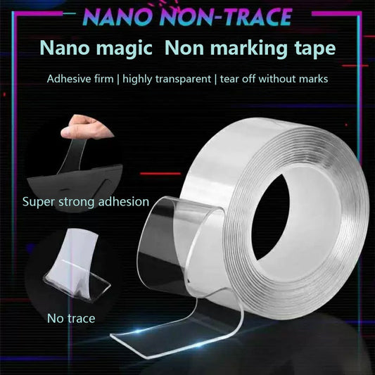 High Quality Nano Double Sided Adhesive Tape -Traceless Washable Reusable