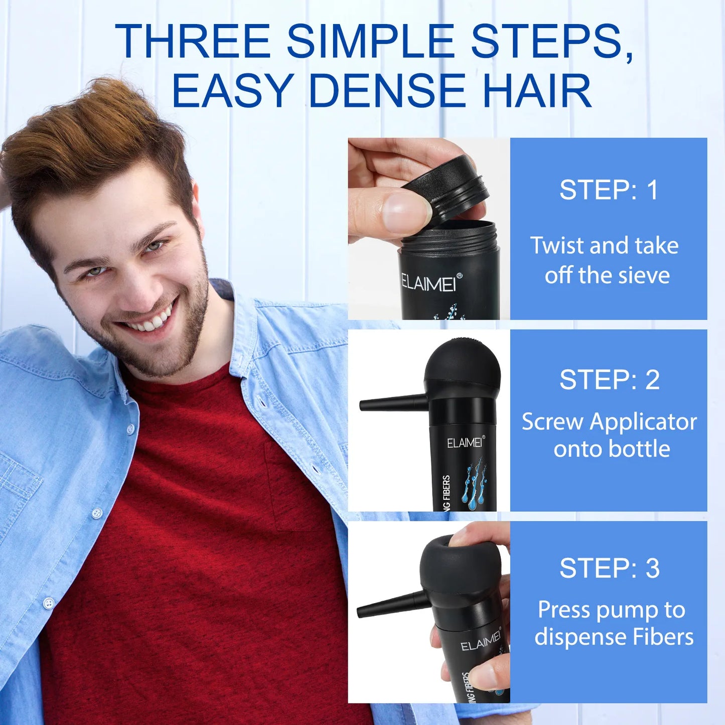 Hair Building Natural Fibers