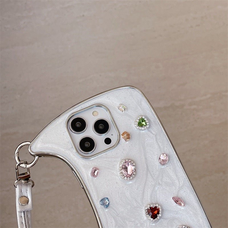 Ethereal Gemstone Aura Handbag iPhone Case