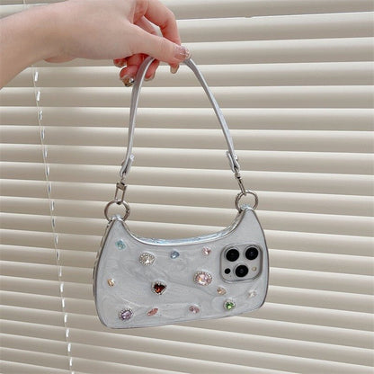 Ethereal Gemstone Aura Handbag iPhone Case