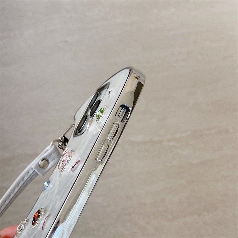 Ethereal Gemstone Aura Handbag iPhone Case