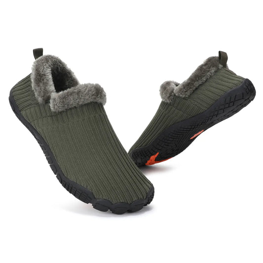 Hommies™ – Cosy Fleece-Lined Barefoot Slippers with Non-Slip Sole for Indoor & Outdoor Use (Unisex)