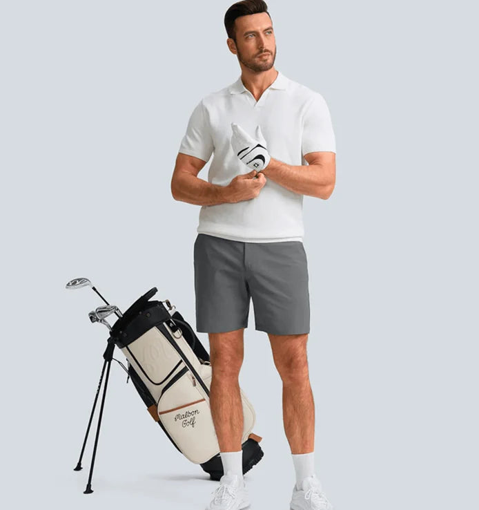 Men's Multi-pocket Suit Shorts