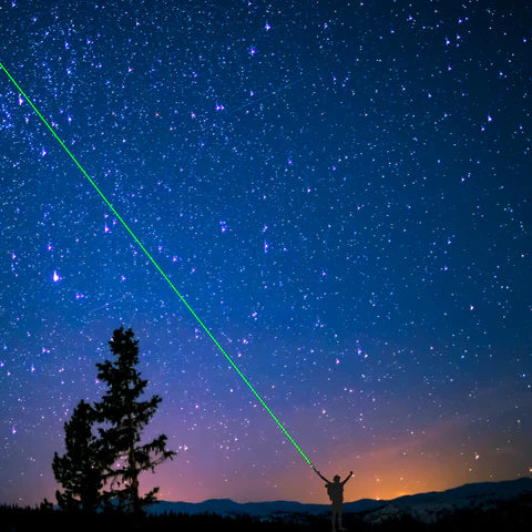 Rechargeable Portable Laser Pointer with Star Pattern