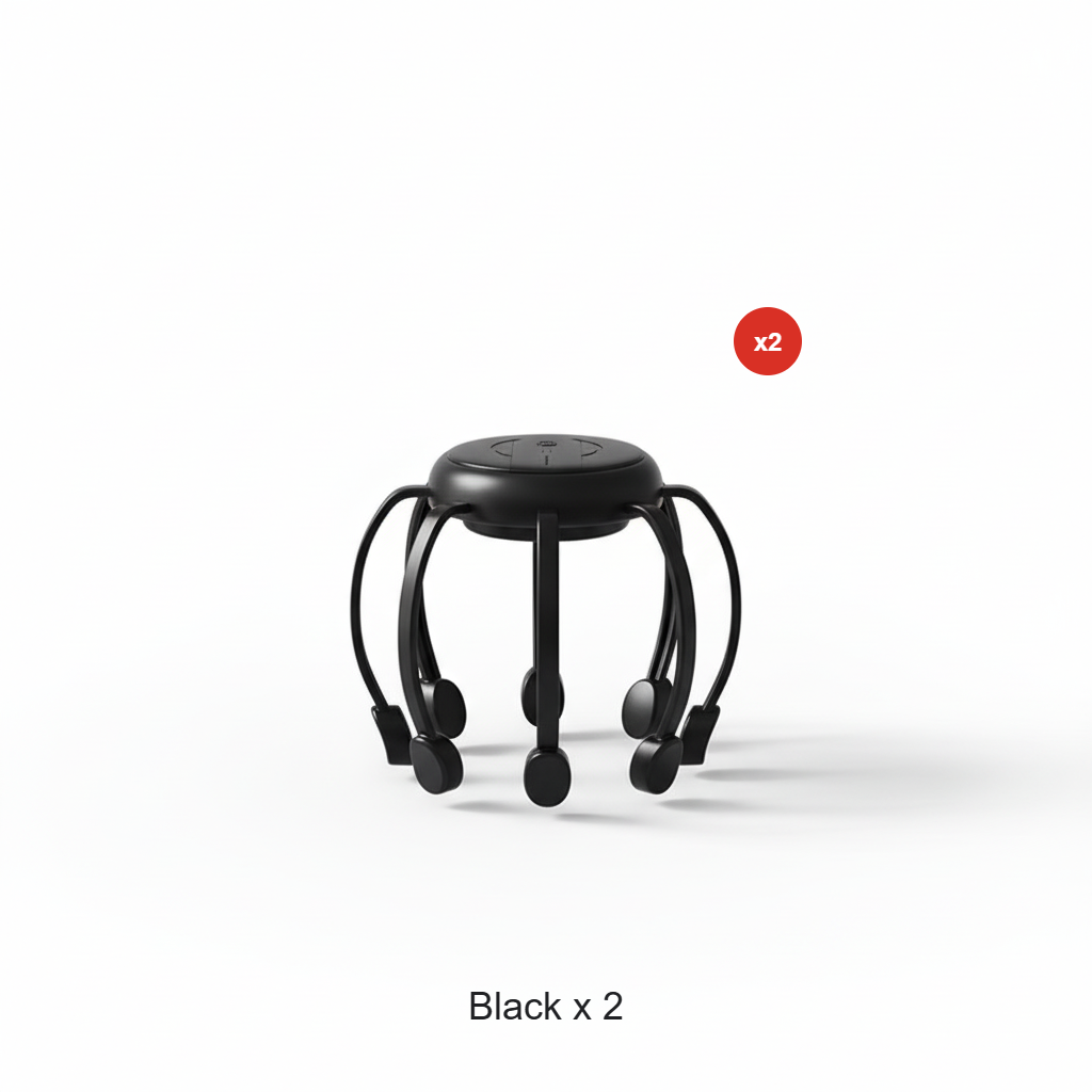 💆‍♂️ Intelligent Octopus Head Massager – Relaxing Kneading. Multiple Modes & Portable Design 🔋