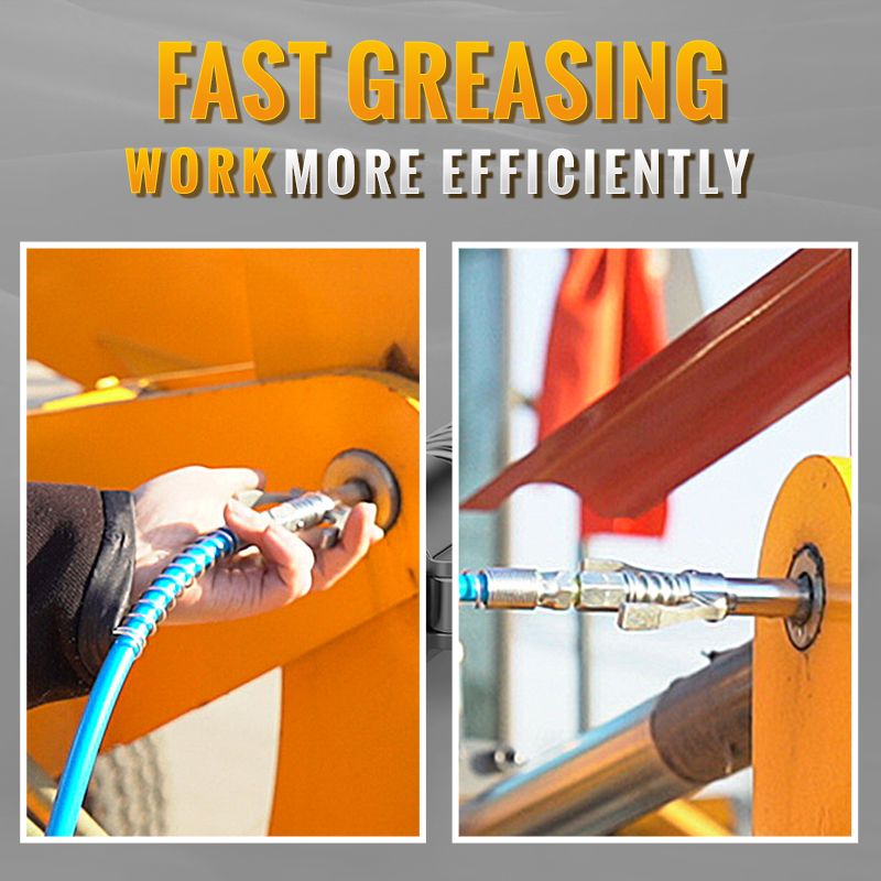Last Day Sale 60% OFF - High Pressure Dual Handle Grease Gun Coupler